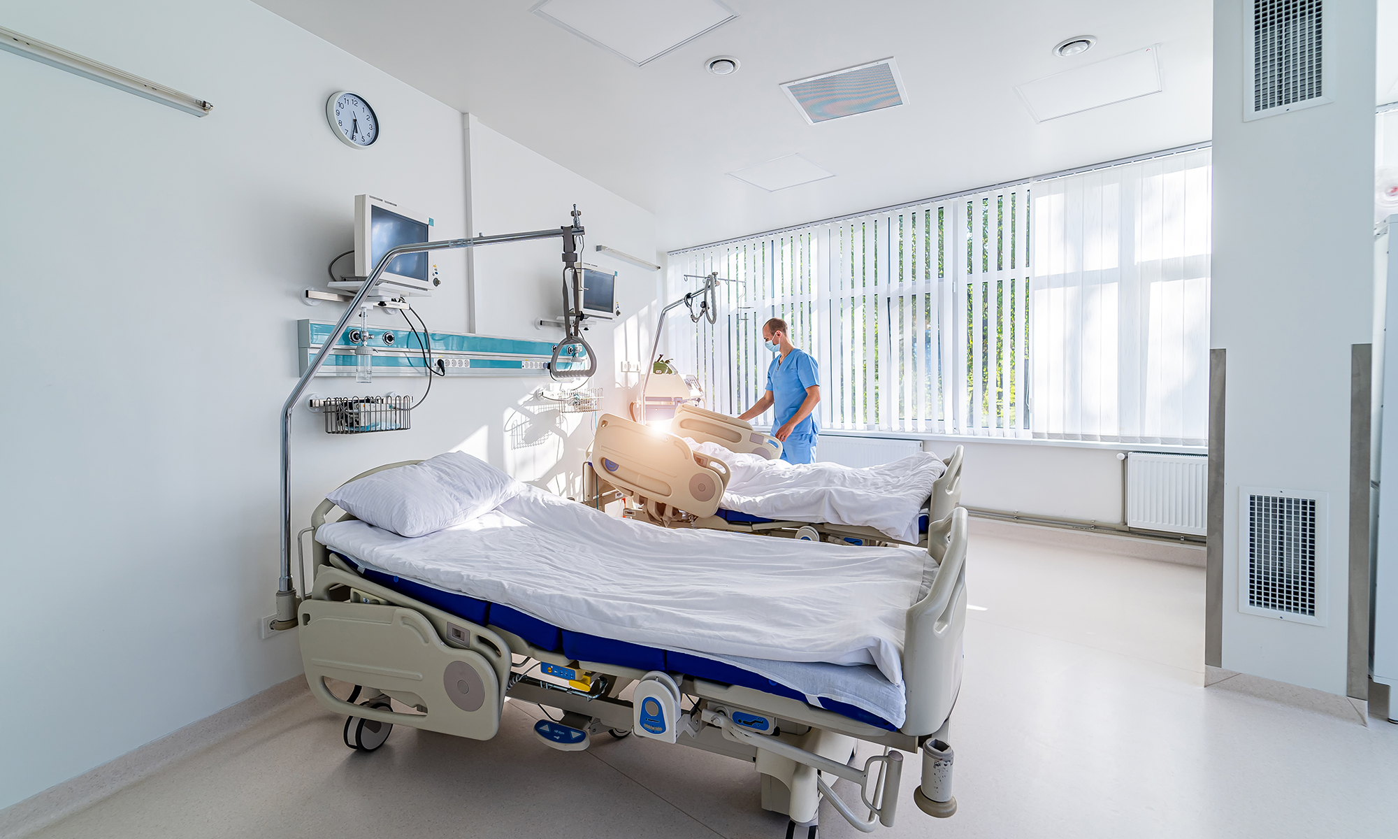 Sound Masking on Ceiling IP Speaker (IPSCM) in Hospital Room sound-masking-on-ceiling-ip-speaker-in-hospital-room