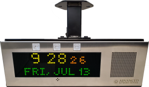 Double-Sided IP Display with Universal Mount (IPCDS-RWB-U) Front View